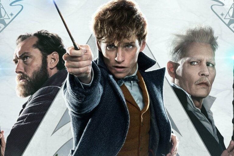 Fantastic Beasts The Crimes of Grindelwald Newt Dumbledore poster