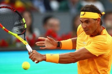 Rafael Nadal during third round of 2018 Madrid Open.jpg 11459589 ver1.0 1280 720