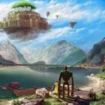 oliver wetter laputa castle in the sky over achensee 1920x1200wp
