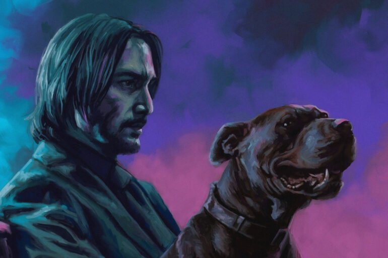 john wick with dog scaled