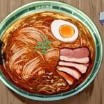ramen bowl drawing scaled
