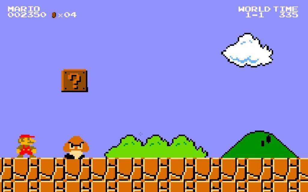 retro mario game