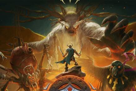 Gods Will Fall boss and fighter