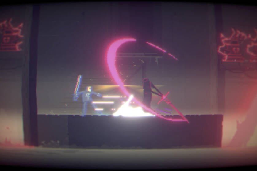 Narita boy 80s aesthetics