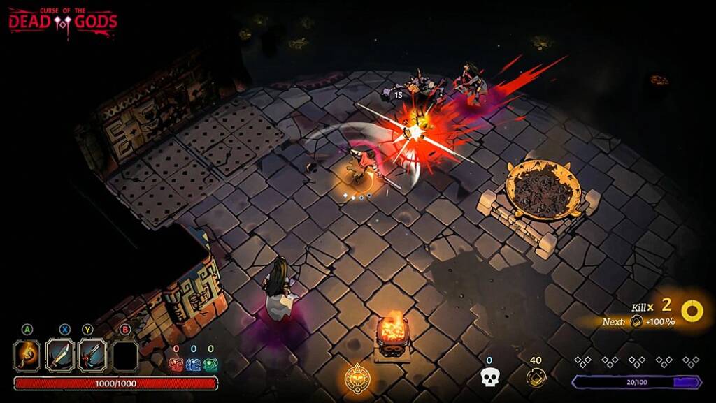 curse of the dead gods video game