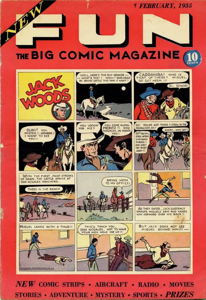 new fun the big comic magazine february 1935