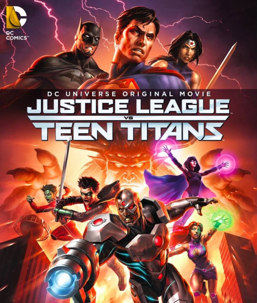 Justice League VS Teen Titans Cover