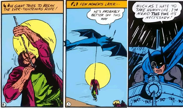 Batman on the Batplane