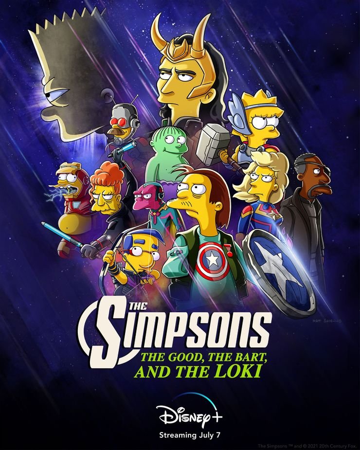 simpsons loki poster