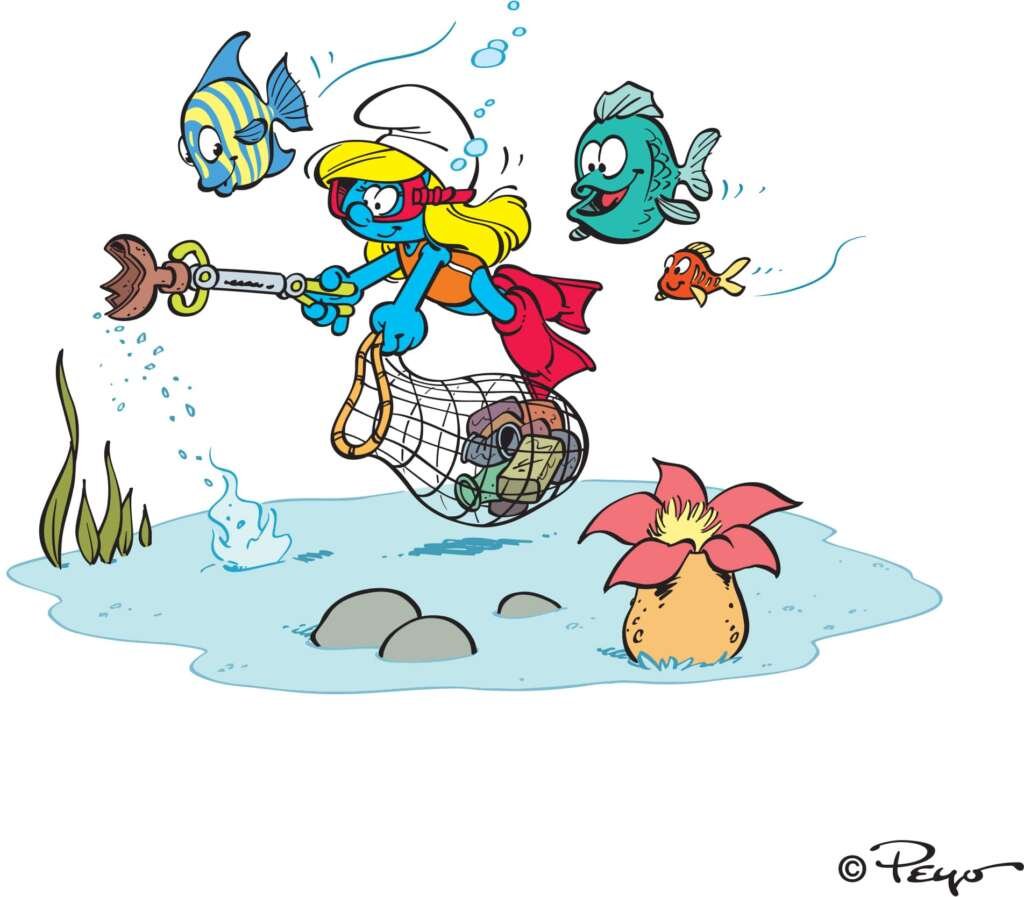 Smurfette illustration
