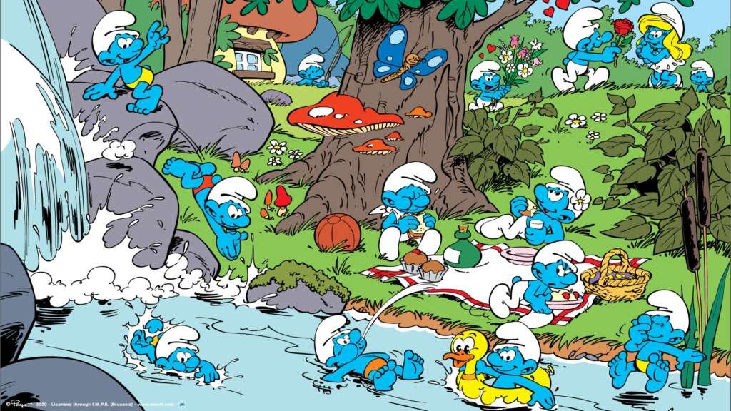 Smurfs Στρουμφάκια illustration